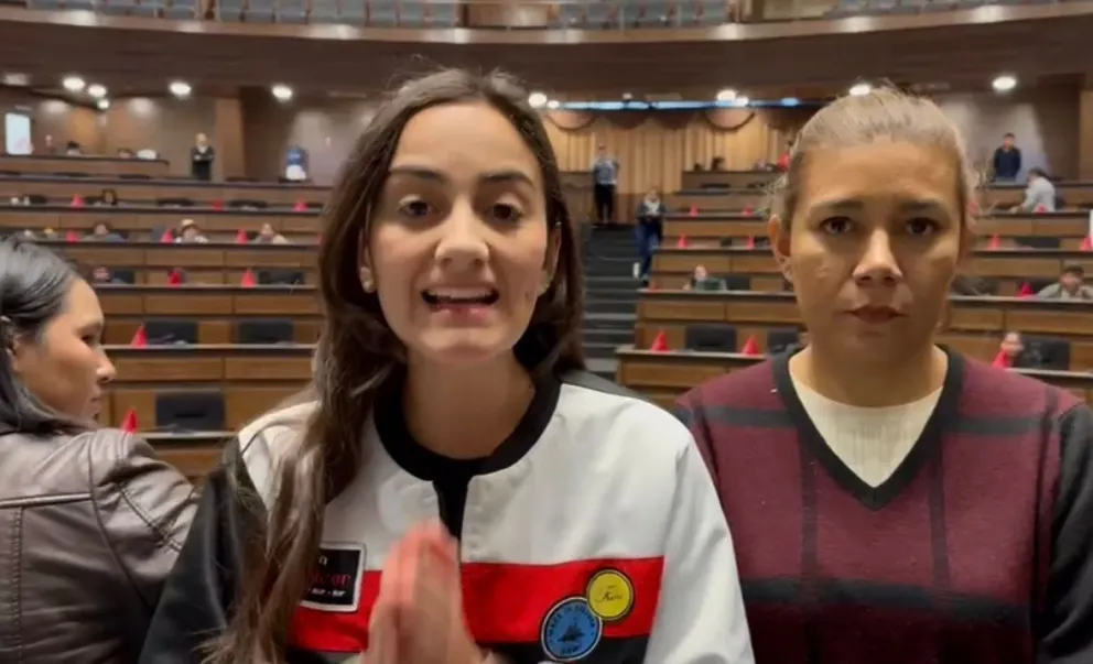 Luisa Nayar es una de las legisladoras que está dentro del hemiciclo. Foto: Prensa Luisa Nayar.