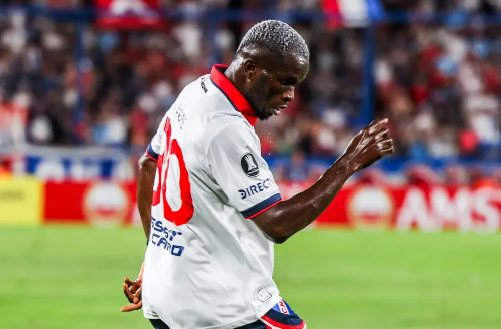 El nigeriano Cristian Ebere, hombre de ataque del Nacional de Uruguay. Foto: club Nacional.