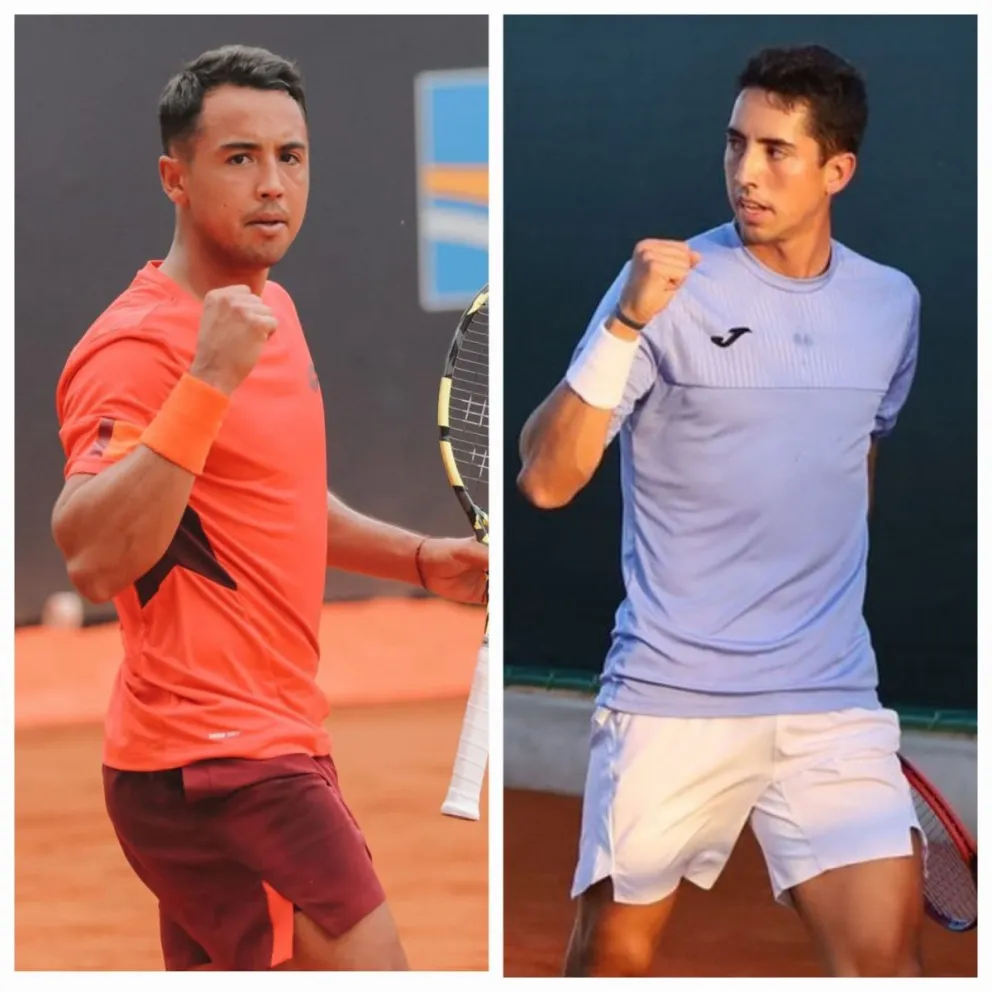 Hugo (izq.) y Murkel Dellien se enfrentarán en el Challenger Bolivia.