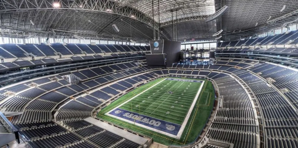 Vista panorámica del AT&T Stadium de Arlington, Texas. Allí debutará Bolivia en la Copa América de Estados Unidos 2024 el domingo 27 de junio. Foto: Dallas Cowboys Tour.