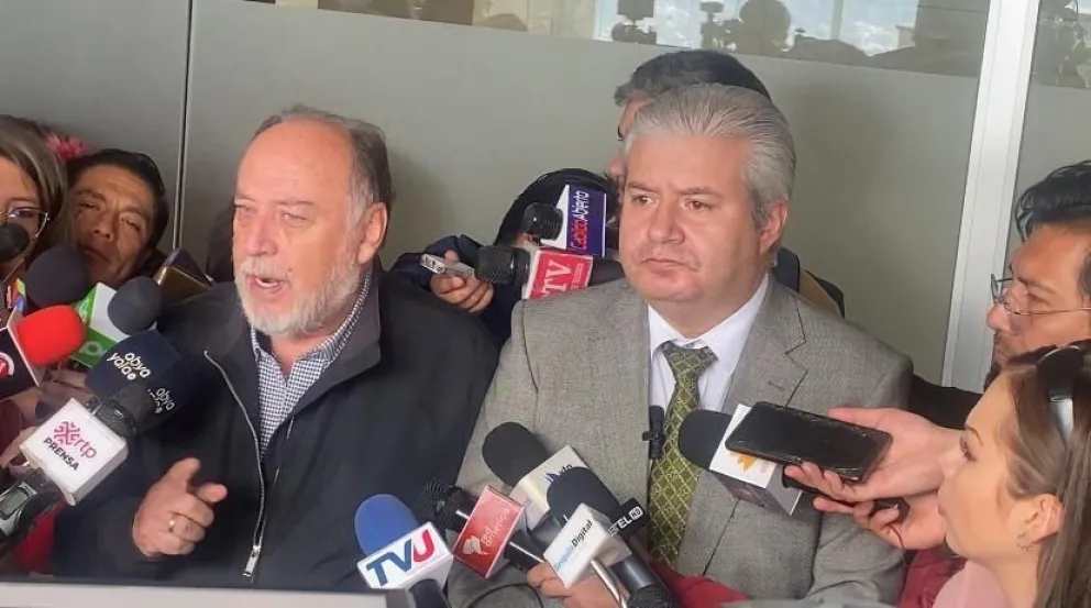 Los jefes de bancada de CC del Senado y Diputados. Foto: Prensa CC. 