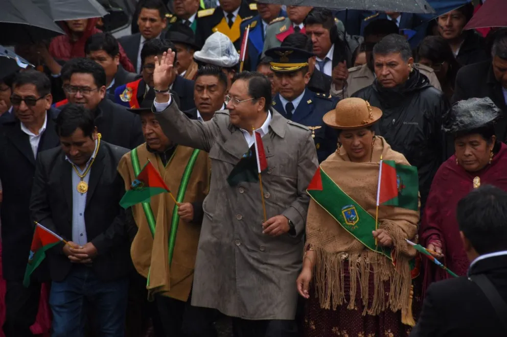 Incidencias del desfile en la ciudad de El Alto. Fotos: Francisco Riveros / APG