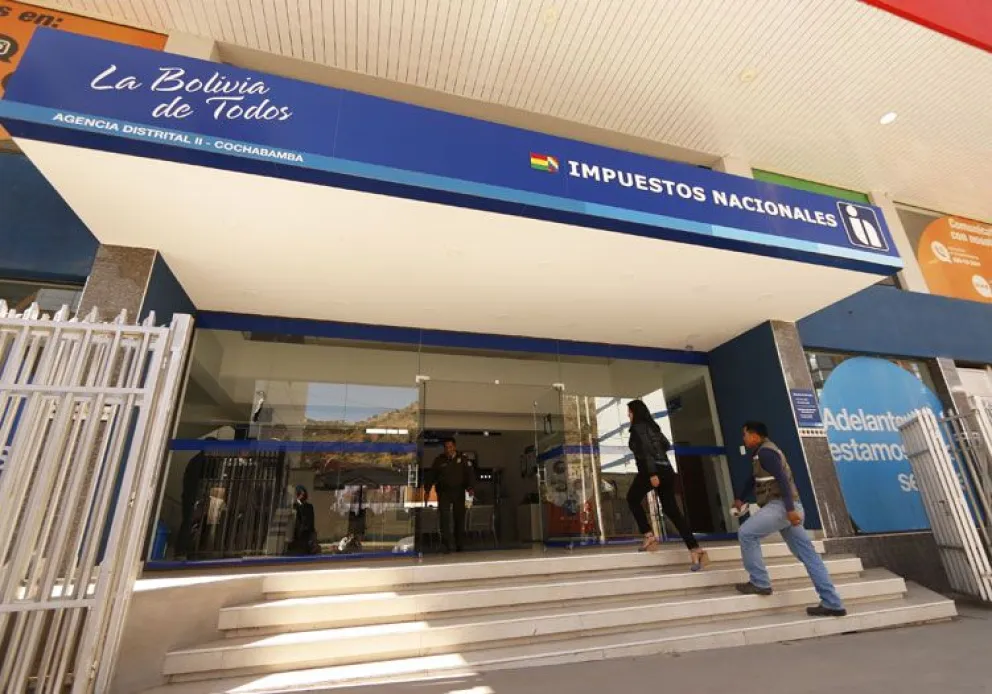 Una oficina de Impuestos Nacionales. Fotos: ABI/SIN