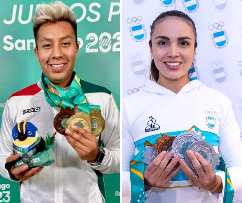 Moscoso (izq.) y Vargas son los mejores del ráquetbol mundial.