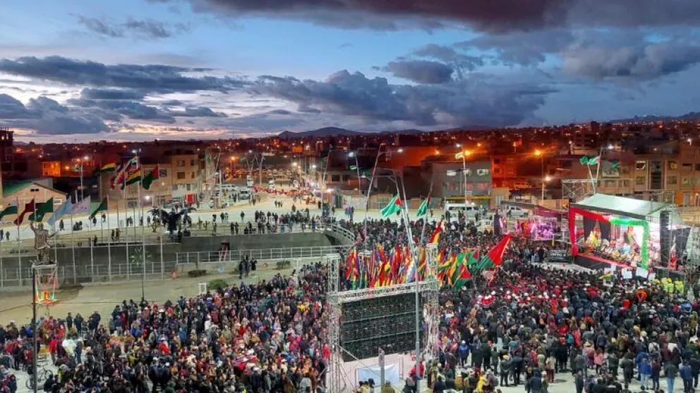 El distribuidor vial El Mallku (Foto: Prensa Renueva)