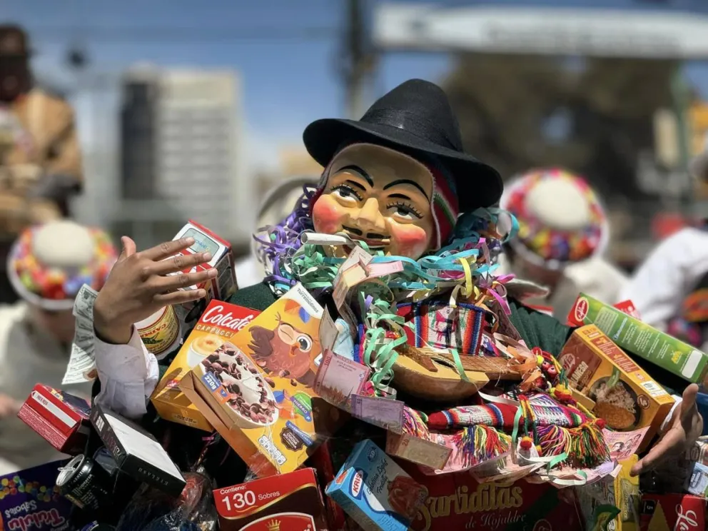 El Ekeko y la fiesta de a miniatura se despiden hasta el próximo año.    Foto: GAMLP 