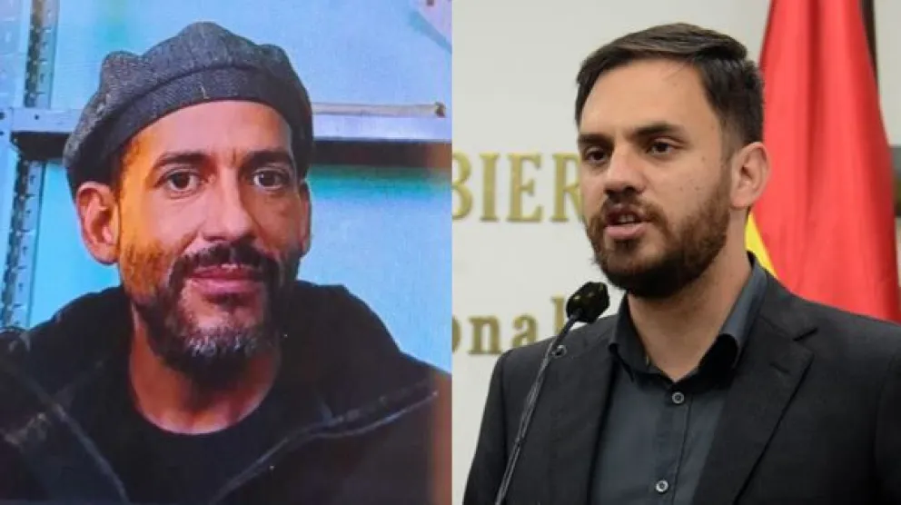 Luis Fernando Camacho, gobernador electo de Santa Cruz, y el ministro de Gobierno, Eduardo del Castillo. (Foto: Composición)