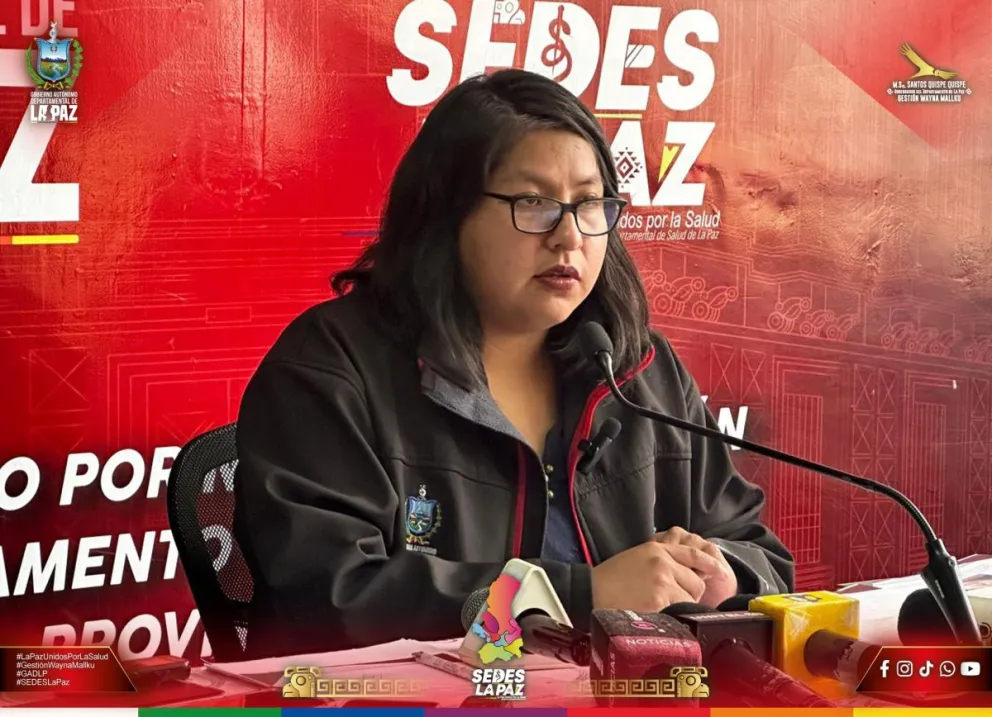 Gabriela Mamani, jefe de la unidad de epidemiología del Sedes. Foto: Sedes