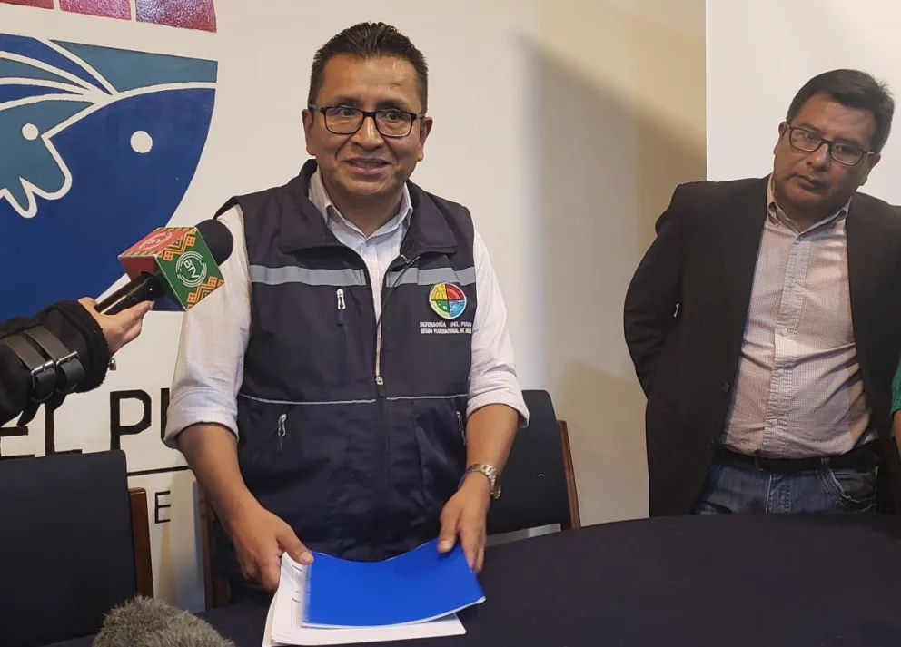 El defensor del Pueblo, Pedro Callizaya.