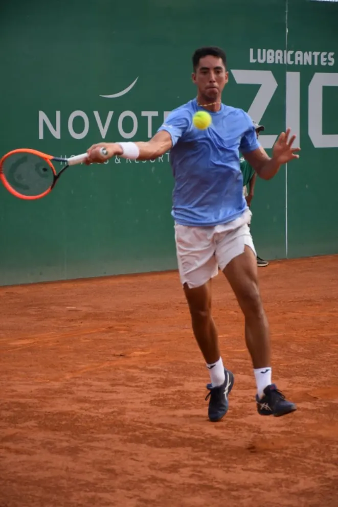 Murkel durante su partido de este jueves. Foto: Challenger Bolivia.