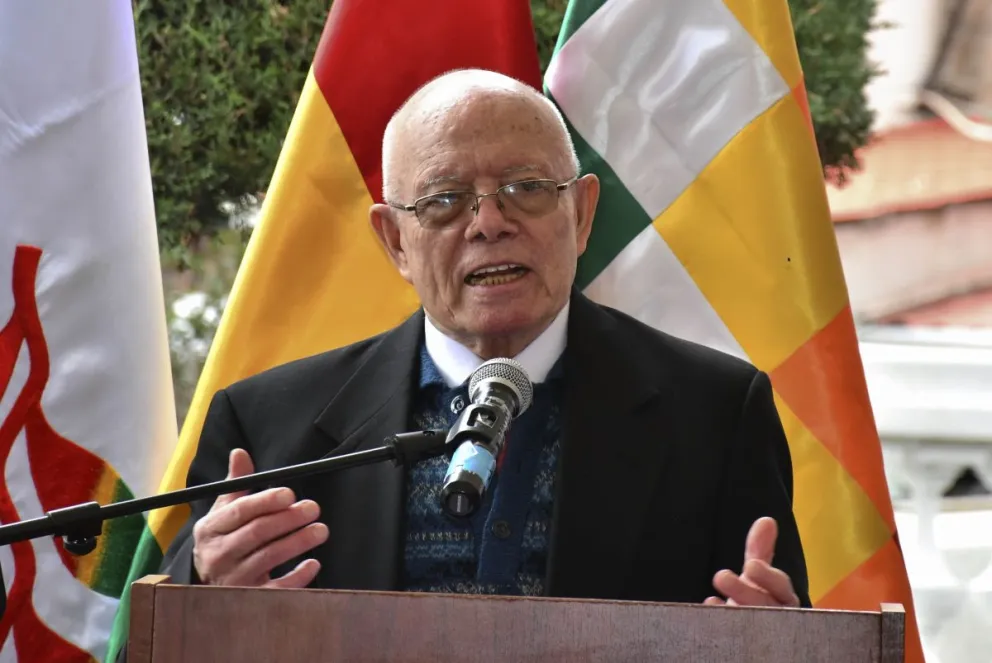 El presidente del TSE en una anterior actividad. Foto: APG