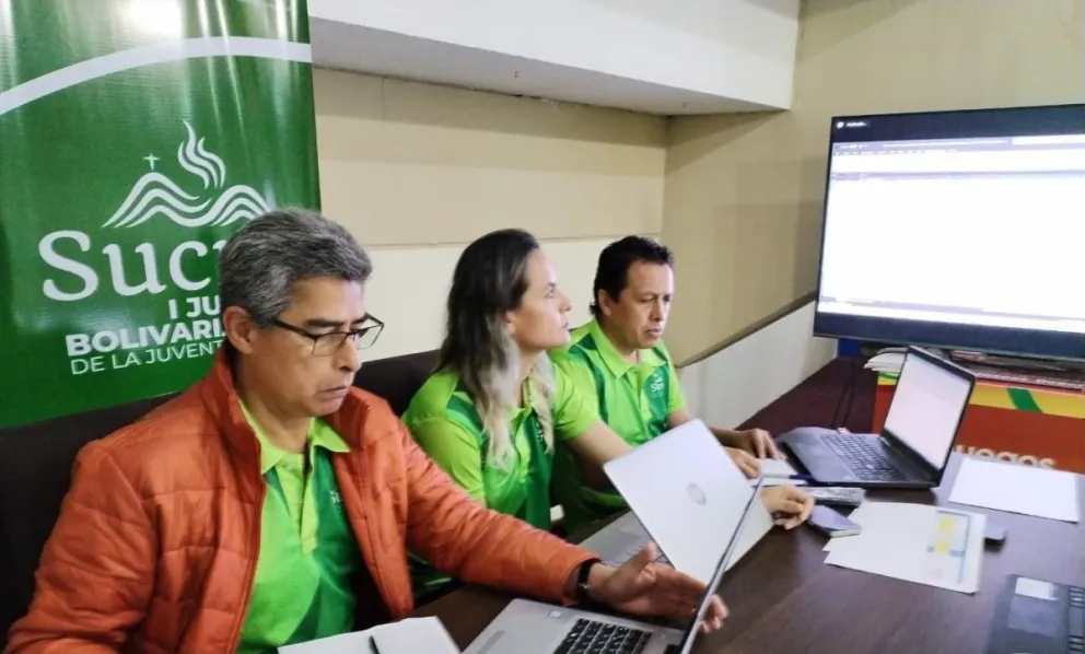 Cobol comenzó con el proceso previo de registro final de atletas. Foto: Sucre 2024.