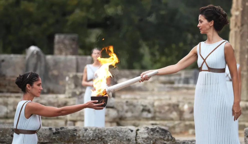 La llama olímpica se encenderá el 16 de abril. Foto: EFE.