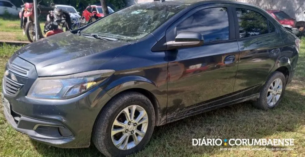 El vehículo que fue robado. Foto: Diario Corumbaense.