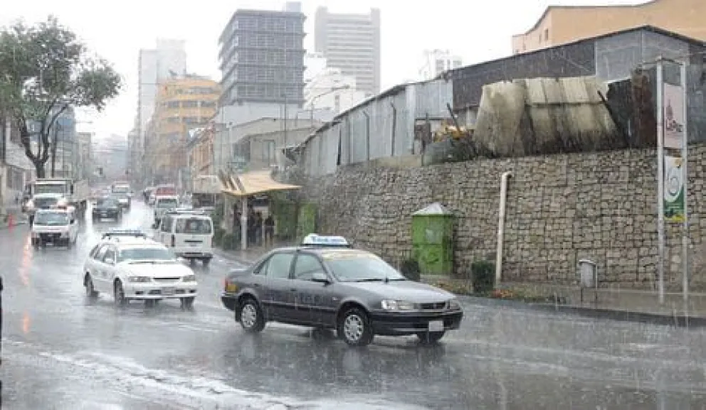 Esta jornada habrá lluvia en La Paz y en otros departamentos. Foto ABI