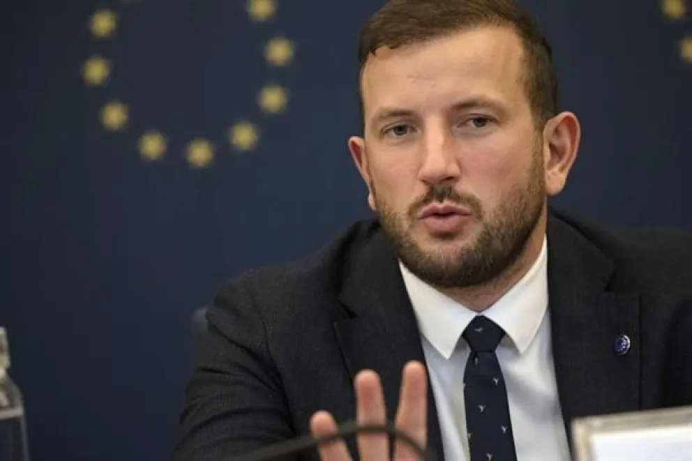 El Comisario Europeo de Medio Ambiente, Océanos y Pesca, Virginijus Sinkevicius. Foto: EFE