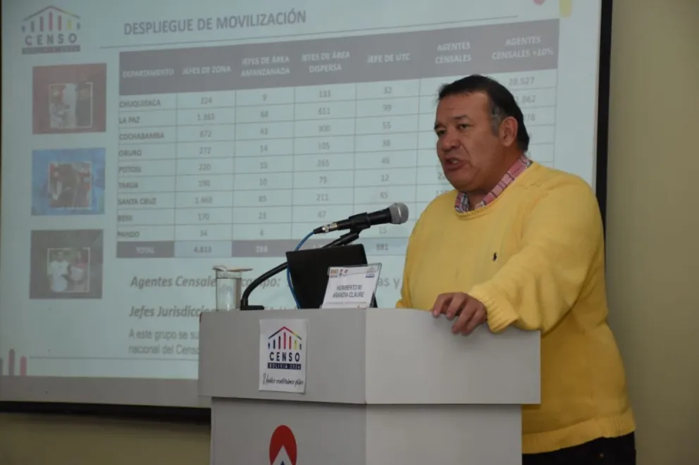 Humberto Arandia, director del INE. Foto: APG