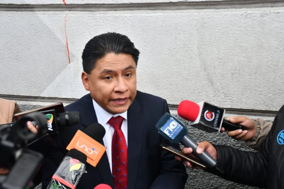 El ministro de Justicia, Iván Lima, en una imagen de archivo. Foto: APG