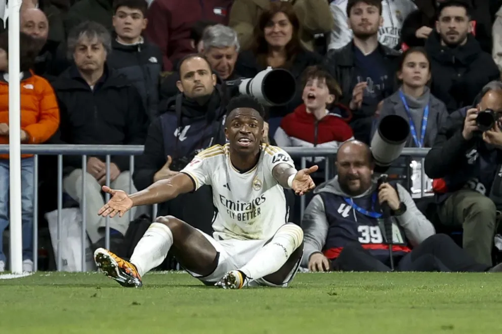 El delantero brasileño del Real Madrid Vinicius Jr. Foto: EFE