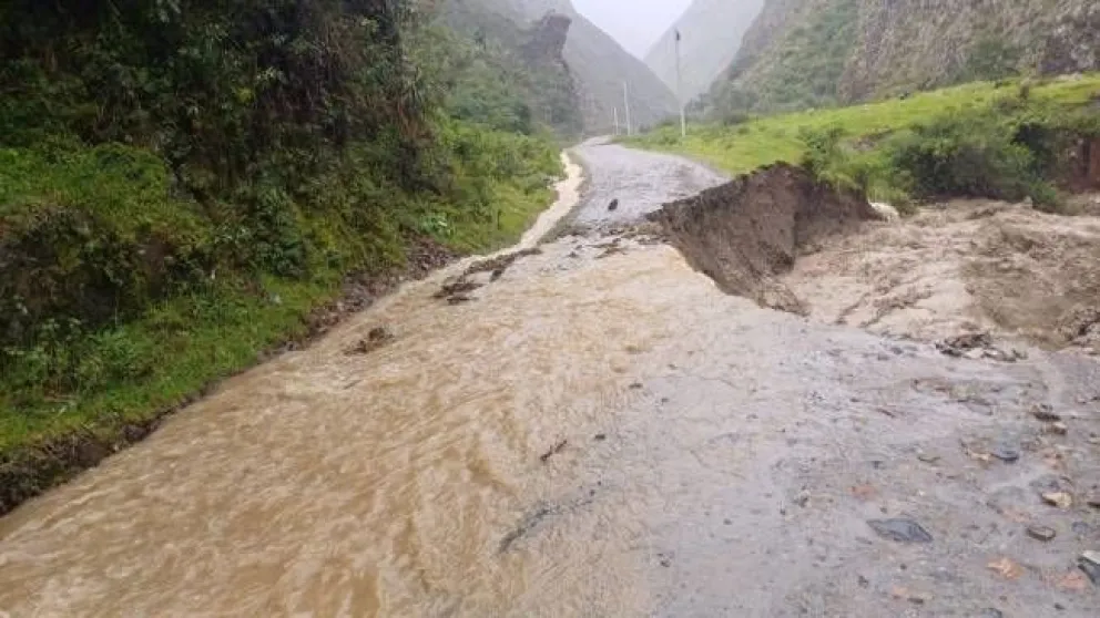 Así quedó el lugar de la pérdida de plataforma Foto: ABC