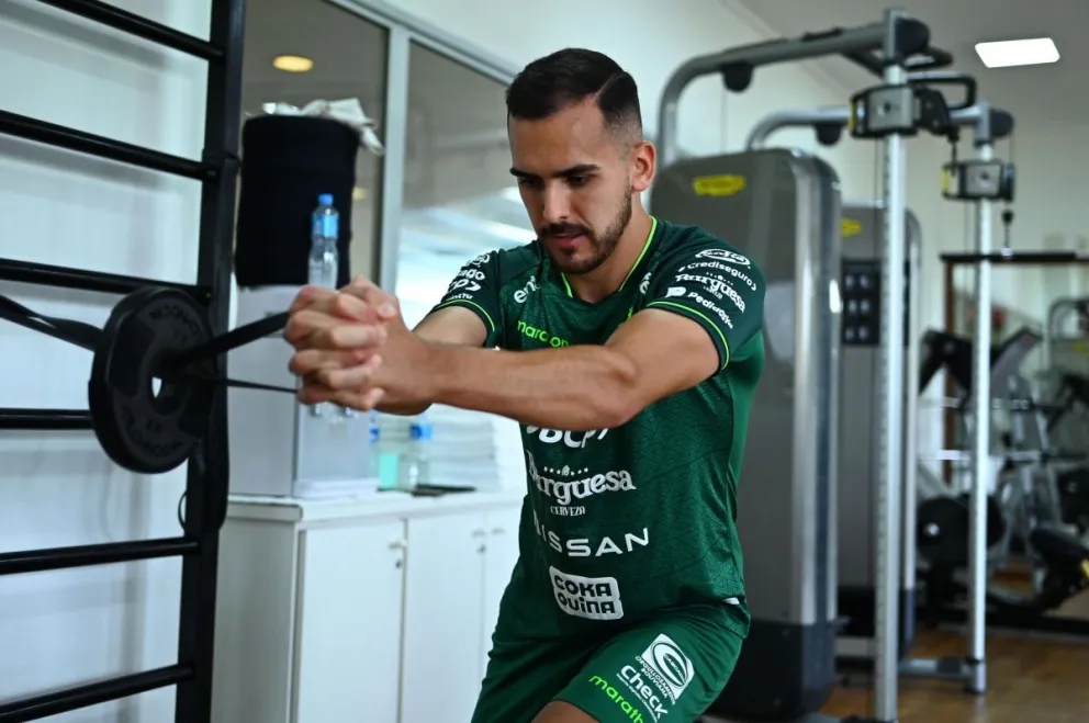 Luis Haquin se incorporó este domingo a la concentración de la selección nacional en Sao Paulo. Foto: FBF