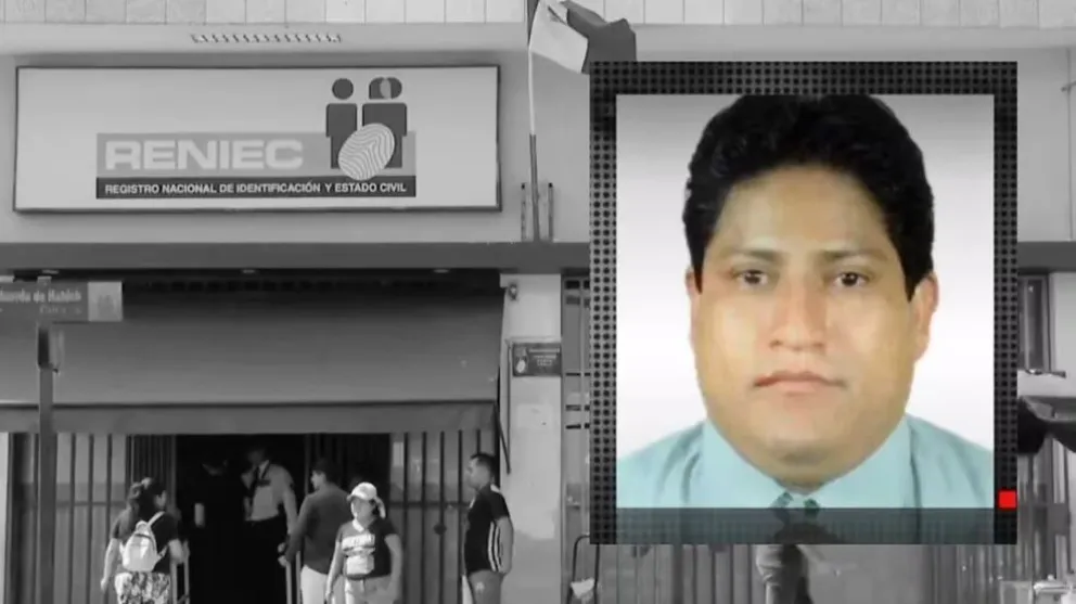 El narco Edbar Ruiz Pérez fue registrado como fallecido en el registro de identificación de Perú. Foto: Composición Infobae/ Cuarto Poder