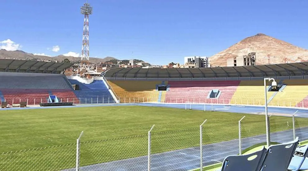 El escenario potosino cumplió con las expectativas de la Conmebol. Foto APG