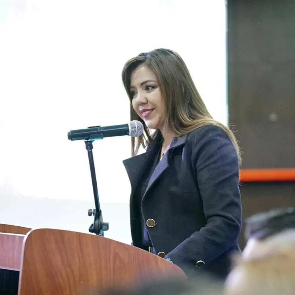 La viceministra de comunicación Gabriela Alcón Foto: Archivo