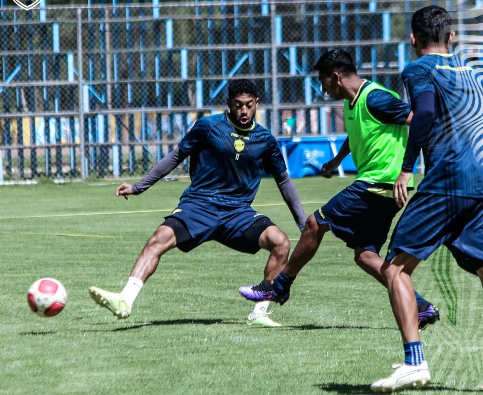 Entrenamiento del cuadro cochabambino. Foto: Club Aurora.