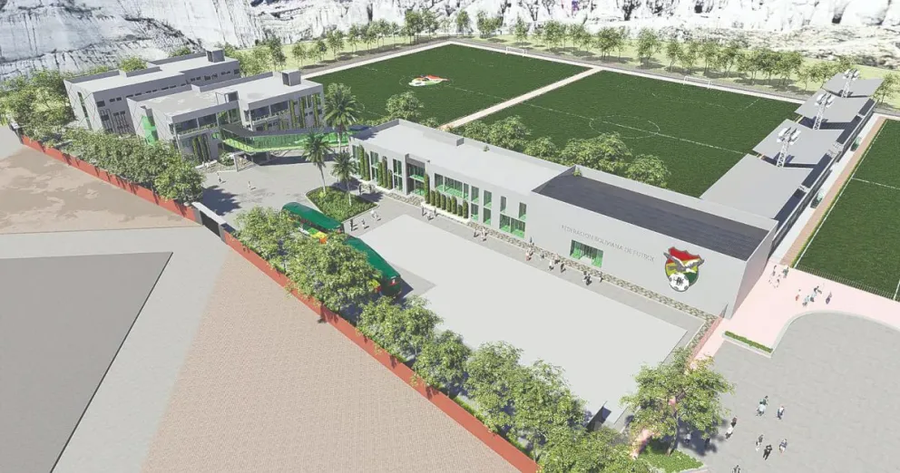 La Casa de la Verde espera ser inaugurada a corto plazo para que entrenen las selecciones. Foto: FBF