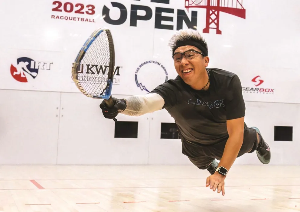 Moscoso durante uno de los partidos que tuvo en la temporada 2023. Foto: Ken Fife.