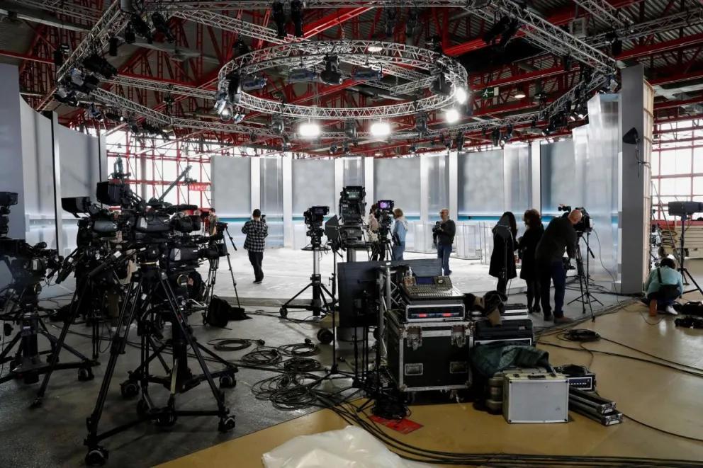 Vista de un plató de televisión. Archivo EFE/Zipi
