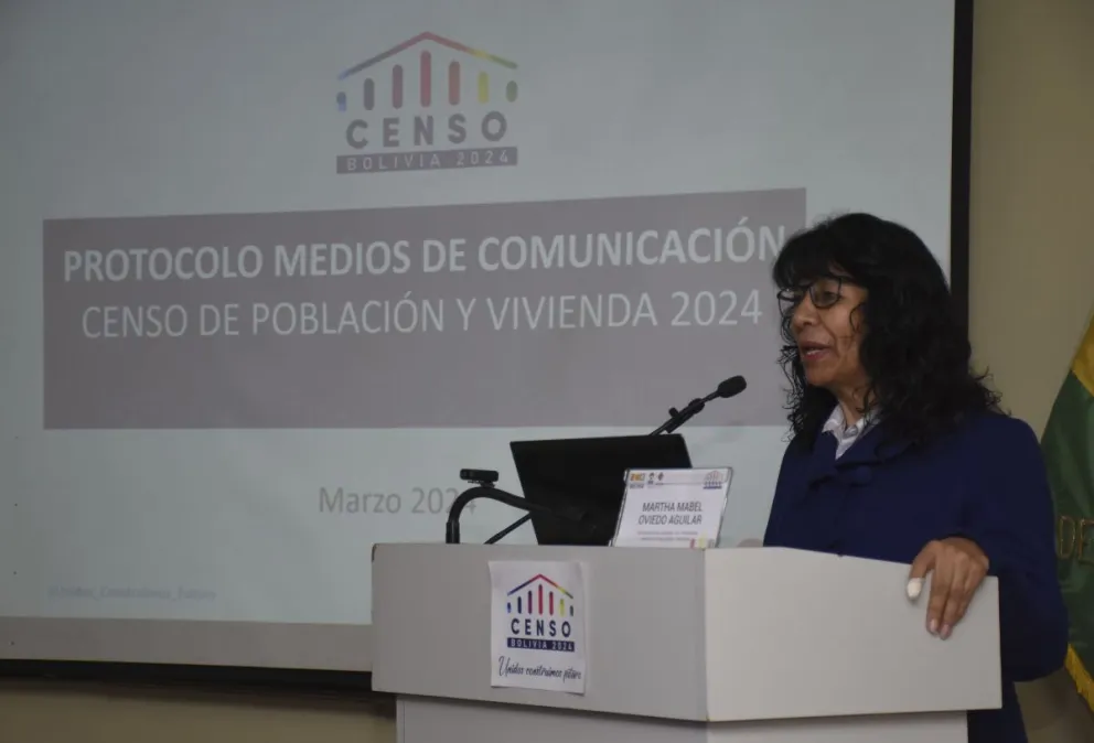 Martha Oviedo, coordinadora del Censo 2024. Foto: APG
