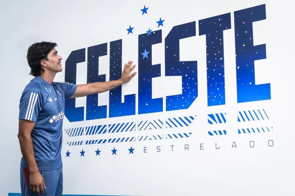 Marcelo Martins volvió el miércoles a la sede de entrenamientos del Cruzeiro para ponerse a disposición del cuerpo técnico. Foto: Cruzeiro.