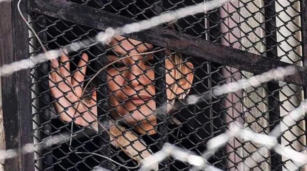 La expresidenta Jeanine Añez, en el penal de Miraflores. Foto: RRSS