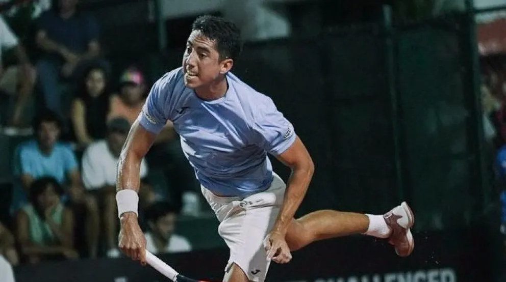 Murkel durante su partido en México. Foto: Yucatán Open.