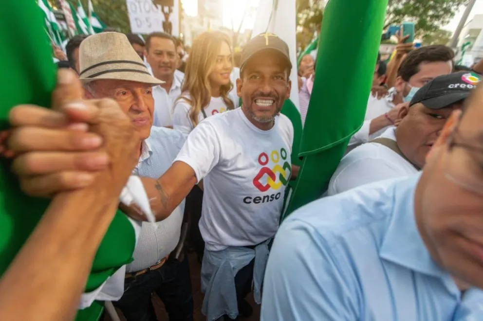 El gobernador de Santa Cruz, Luis Fernando Camacho. Foto: @LuisFerCamachoV
