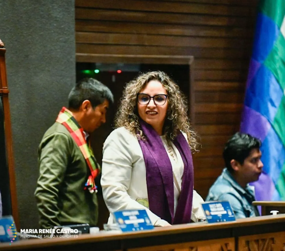 Maria Renée Castro, ministra de Salud. Foto: Facebook de la autoridad.