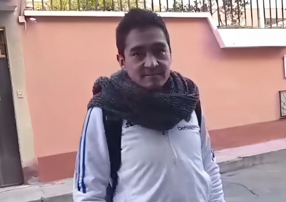 El voluntario entrevistado. Foto: Captura