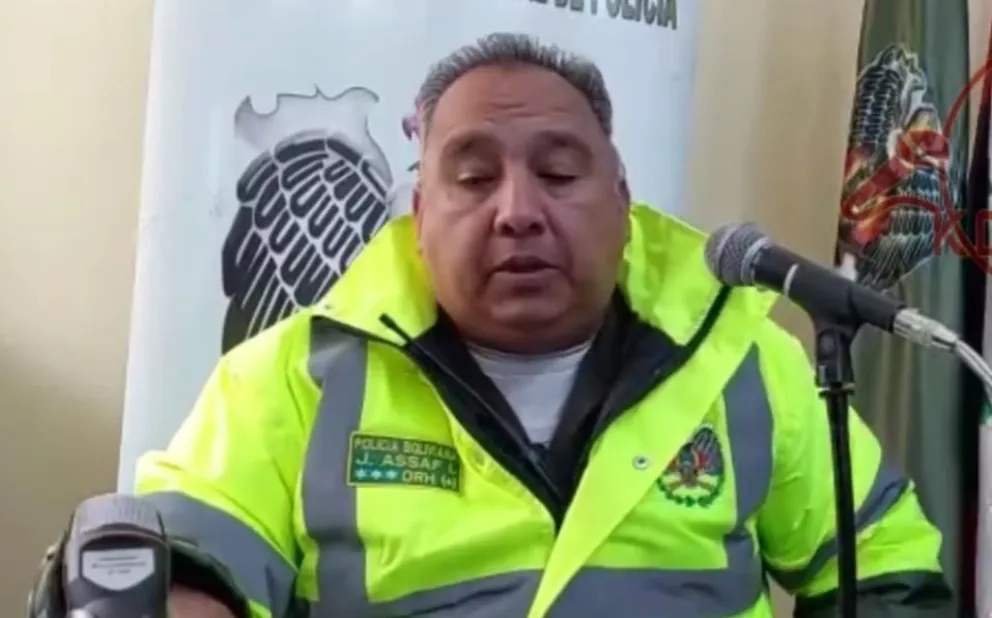 José Luis Assaf, director de Tránsito de Potosí. Foto: Captura de video