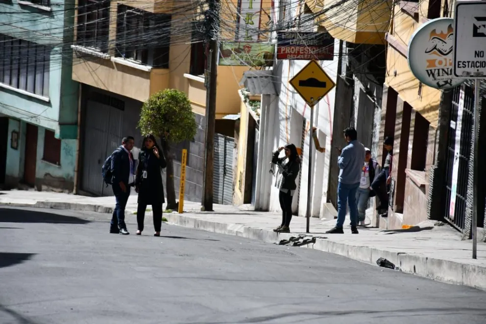 Un grupo de censistas y supervisores en la ciudad de La Paz. Foto: APG.