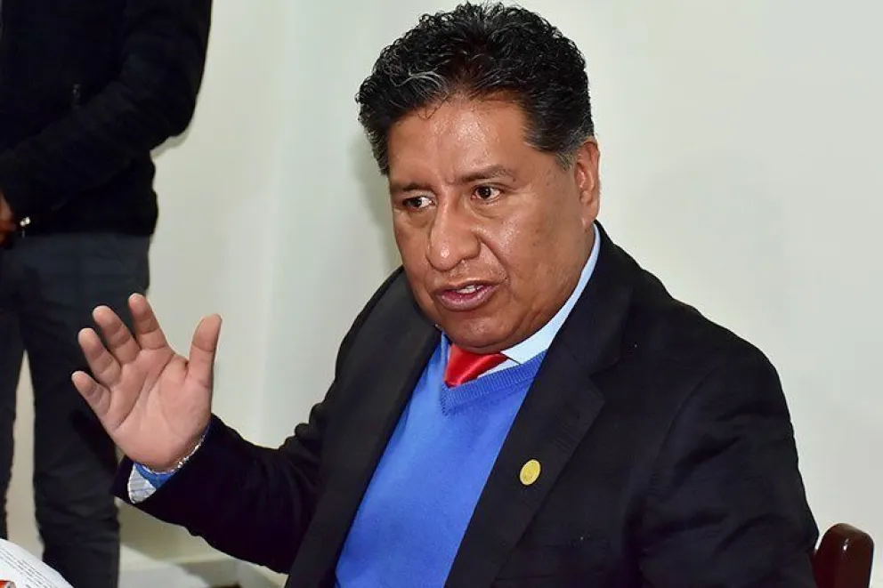 El fiscal departamental de La Paz, William Alave. Foto: Jornada.