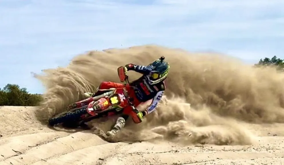 El cruceño durante la Baja San Felipe 250. Foto: Prensa Salvatierra.