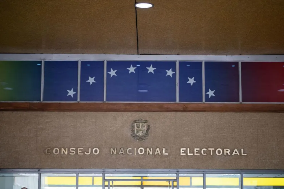 La sede del Consejo Nacional Electoral (CNE) en Caracas. Foto: EFE