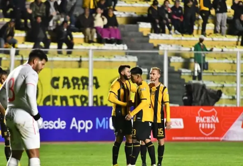 Del partido que The Strongest goleó a Real Santa Cruz en el partido de la primera rueda. Foto: APG