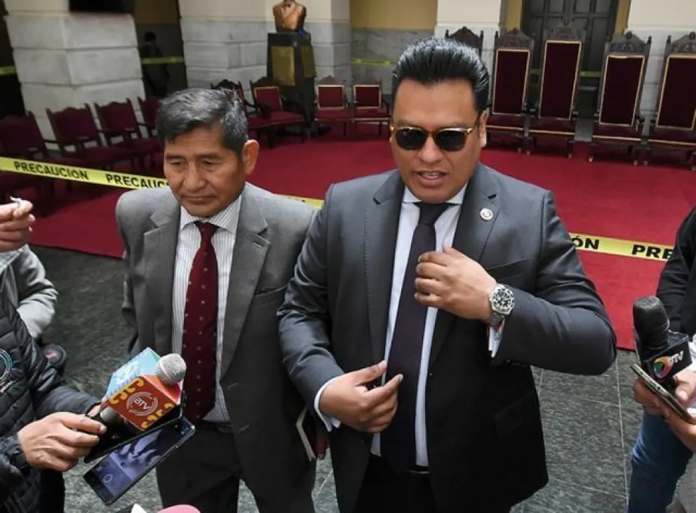 El vocal Israel Campero, uno de los vocales que falló en favor de la facción "arcista" del MAS. Foto: Erbol