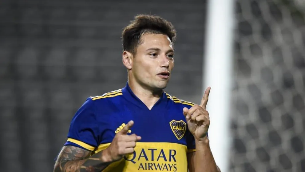El mediocampista Mauro Zárate cuando jugaba en Boca Juniors. Foto: TyC