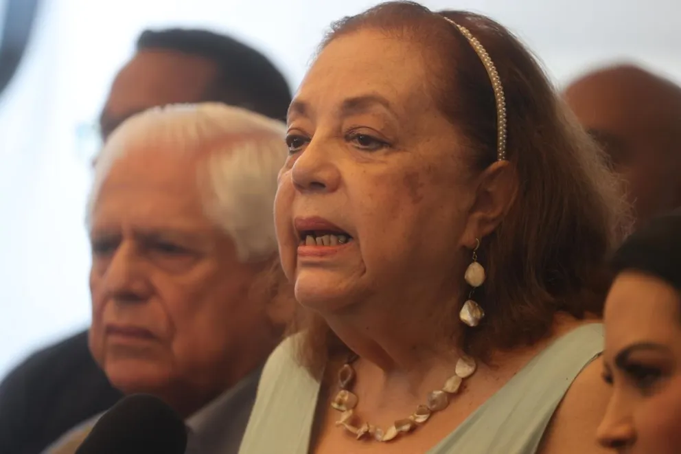 Corina Yoris, candidata presidencial por la Plataforma Unitaria Democrática. Foto: EFE