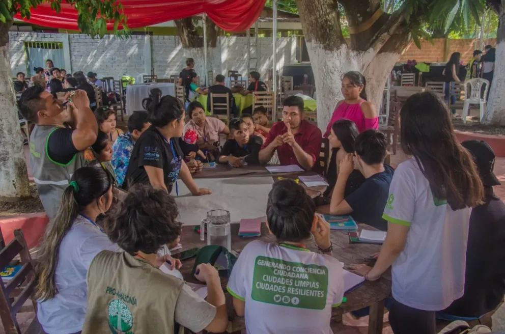 Imagen referencial sobre los trabajos de prevención que realiza Koica.  Foto: UNFPA