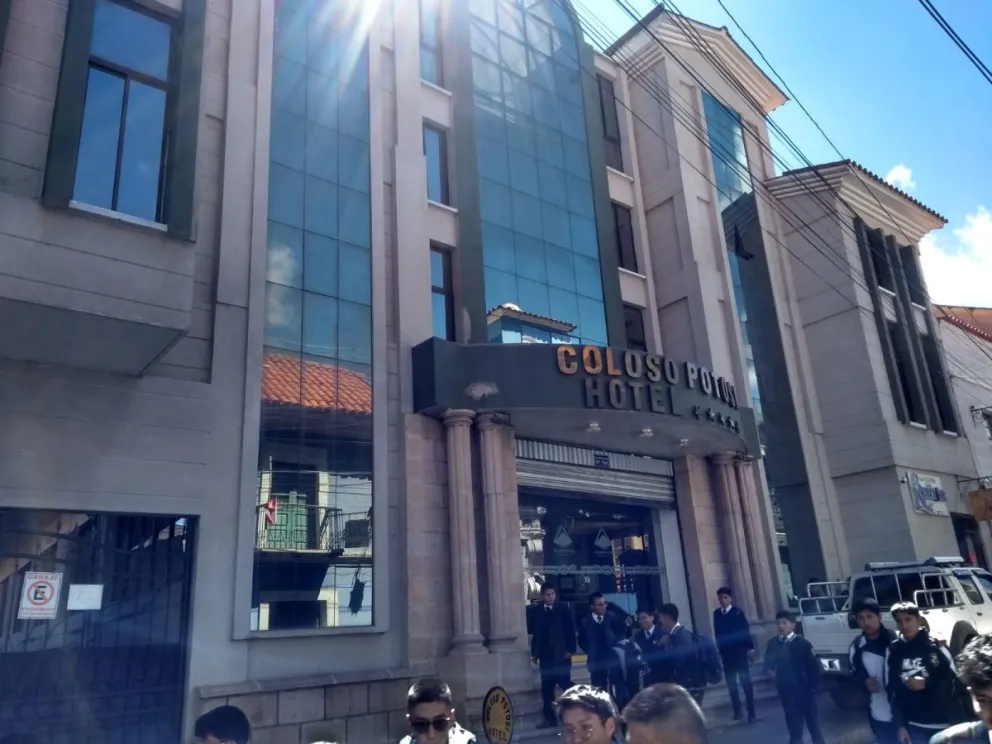 El hotel Coloso de la Villa Imperial, donde se alojará Boca Juniors. Foto Guido Tórrez